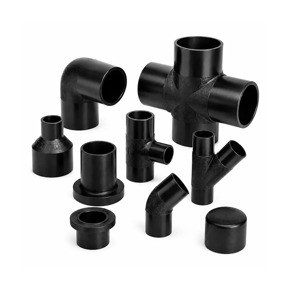 butt fusion hdpe pipe fittings