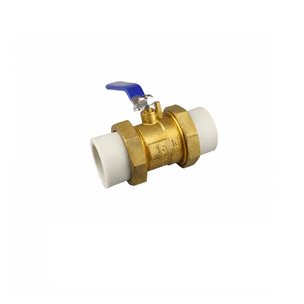 double copper ball valve