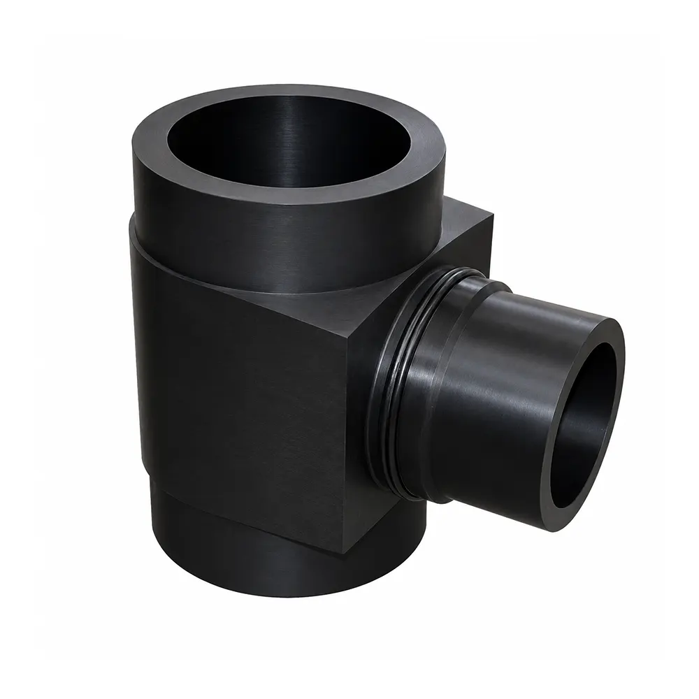 hdpe custom reducing tee