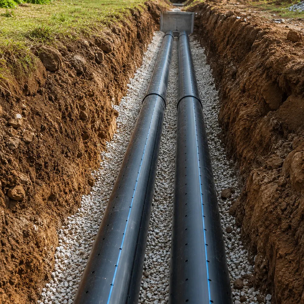 hdpe perforated pipes