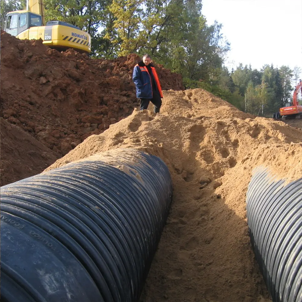 double wall corrugated pipes