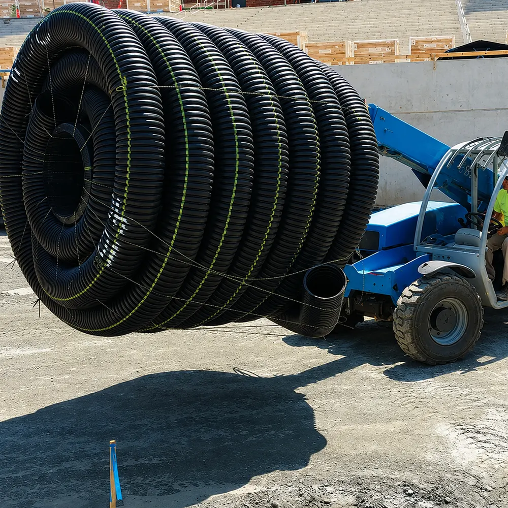 single wall corrugated pipes