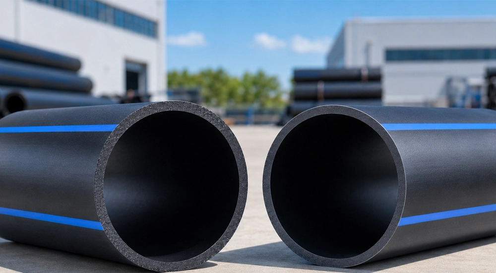 pe100 vs pe80 hdpe pipe wall thickness comparison