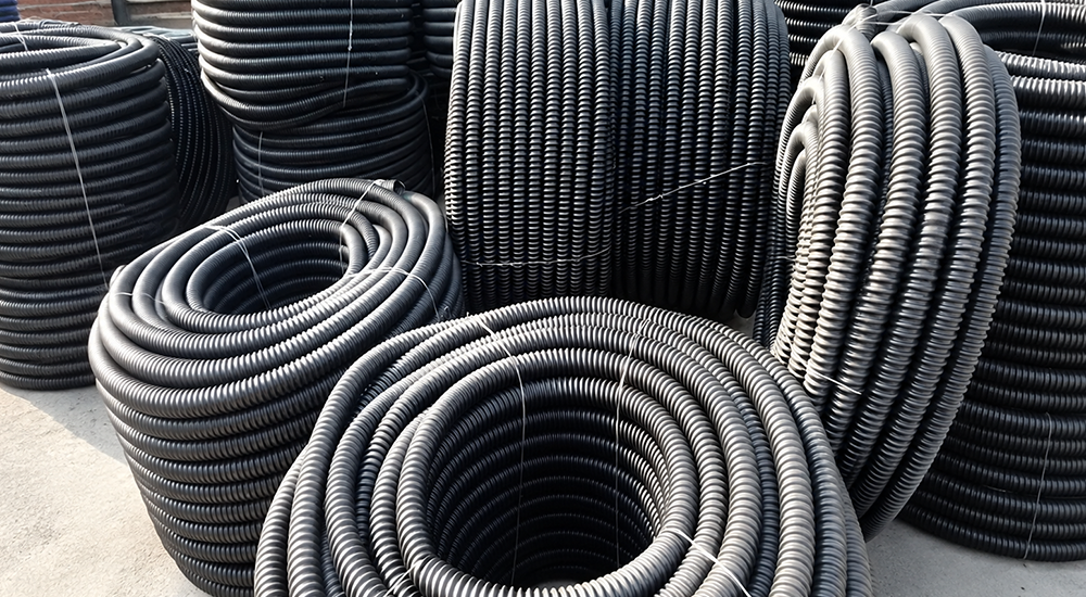 HDPE Single Wall Corrugated Pipe