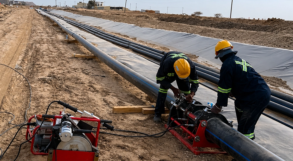 pipe welding methods for high pressure gas distribution networks